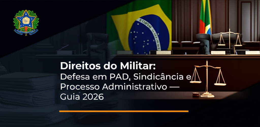 Direitos do Militar: Defesa em PAD, Sindicância e Processo Administrativo — Guia 2026